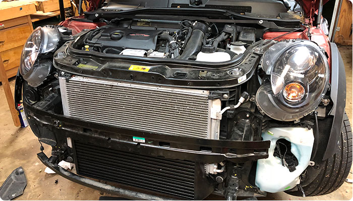 Wagner Tuning Competition Intercooler Installation on R59 JCW